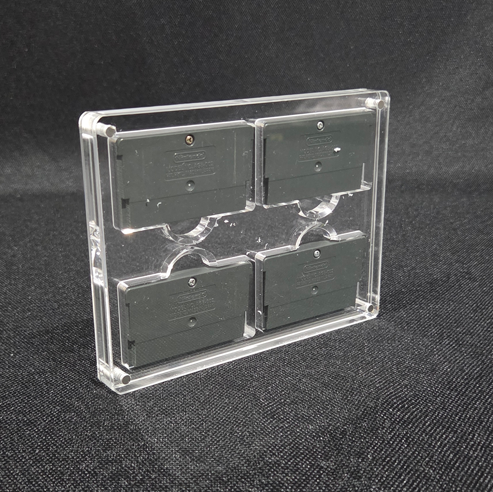 Nintendo Game Boy Advance 4 Slot Cartridge Acrylic Display Case