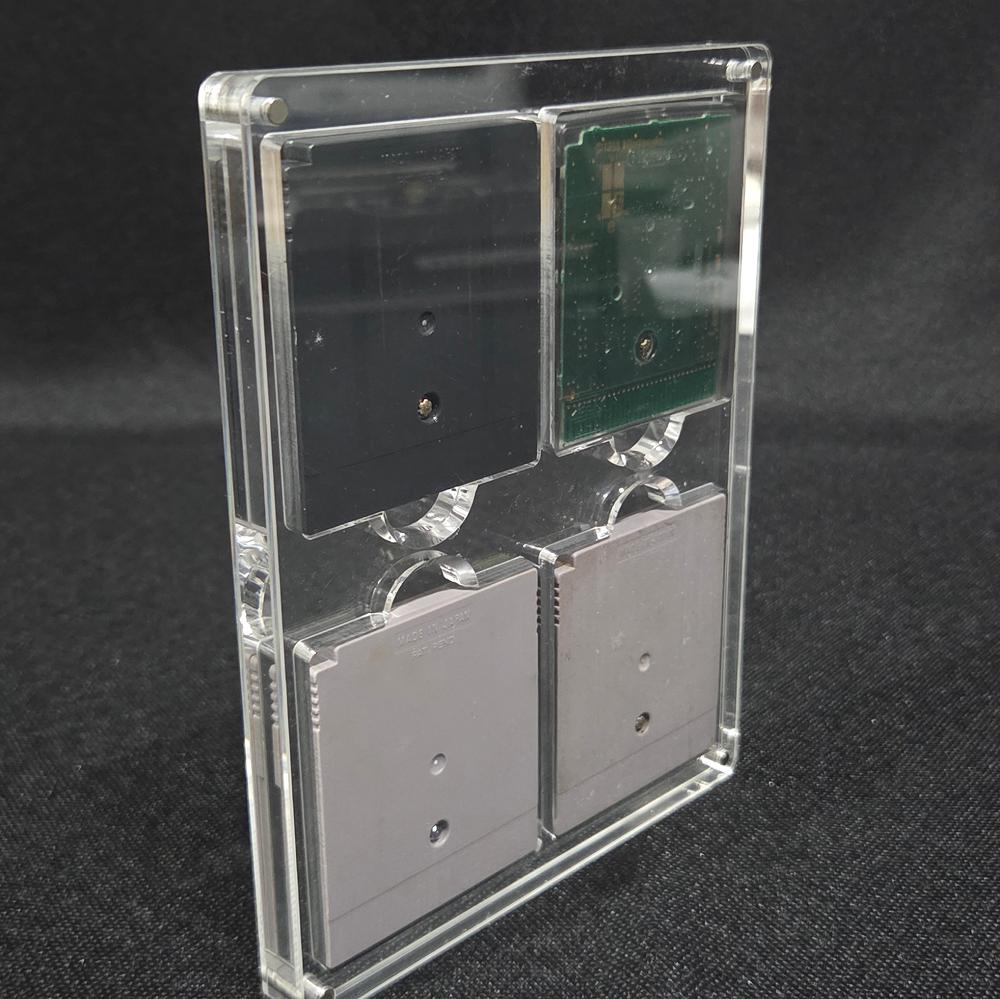 Nintendo Game Boy Color 4 Slot Cartridge Acrylic Display Case