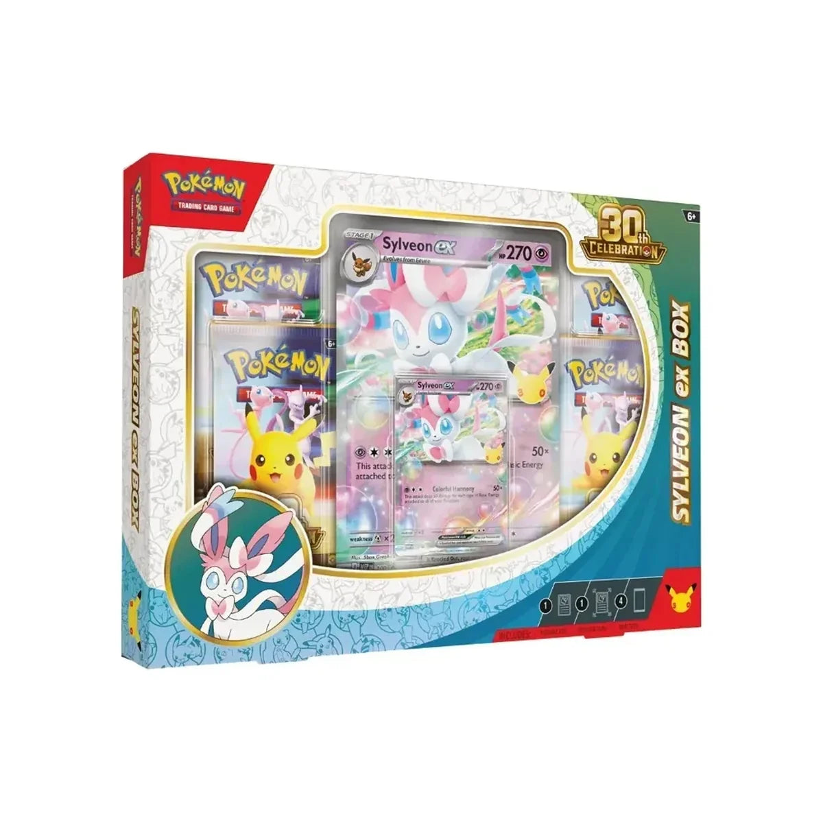 Pokemon 30th Celebration Sylveon/Greninja Ex Box Protector