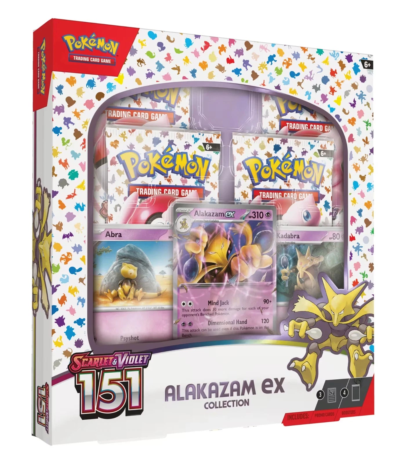 Pokemon 151 Alakazam EX Box Protector