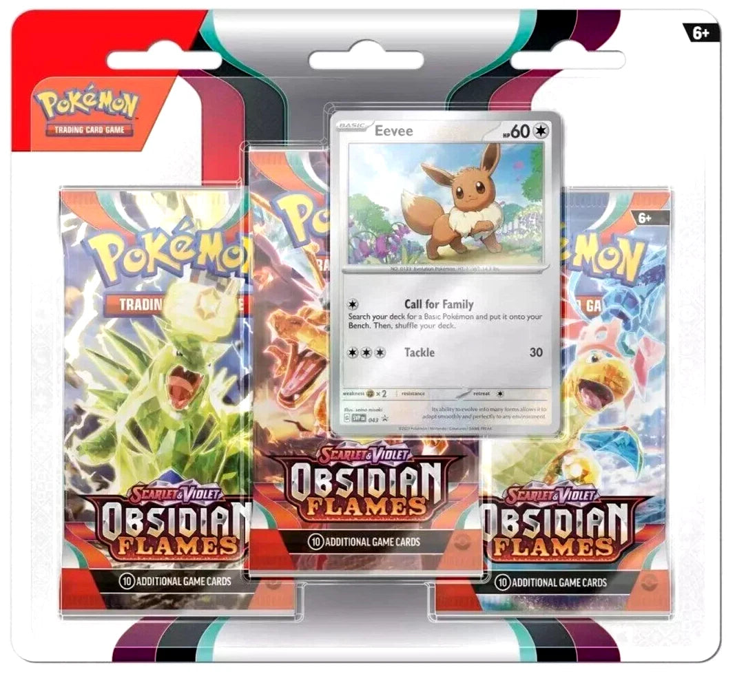 Pokemon Generic 3-Pack Blister Pack Protector