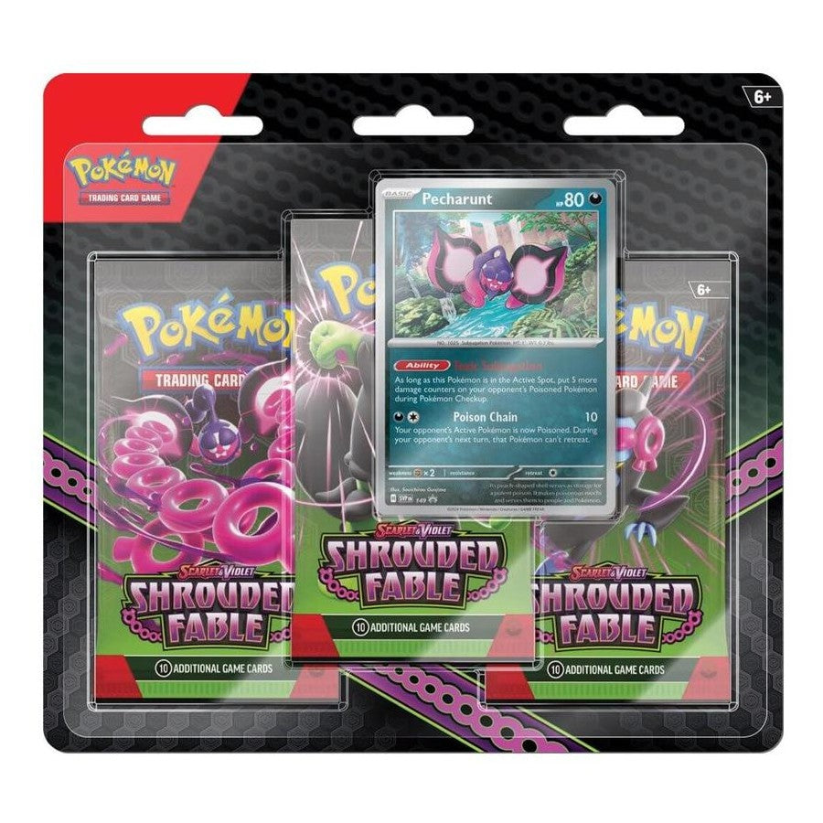 Pokemon Generic 3-Pack Blister Pack Protector