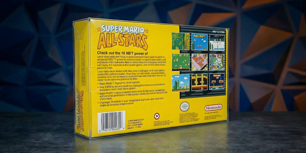 Super Nintendo Mario All Stars (PAL) Console Box Protector