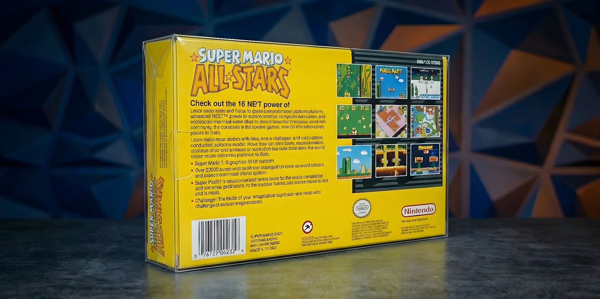 Super Nintendo Mario All Stars (PAL) Console Box Protector