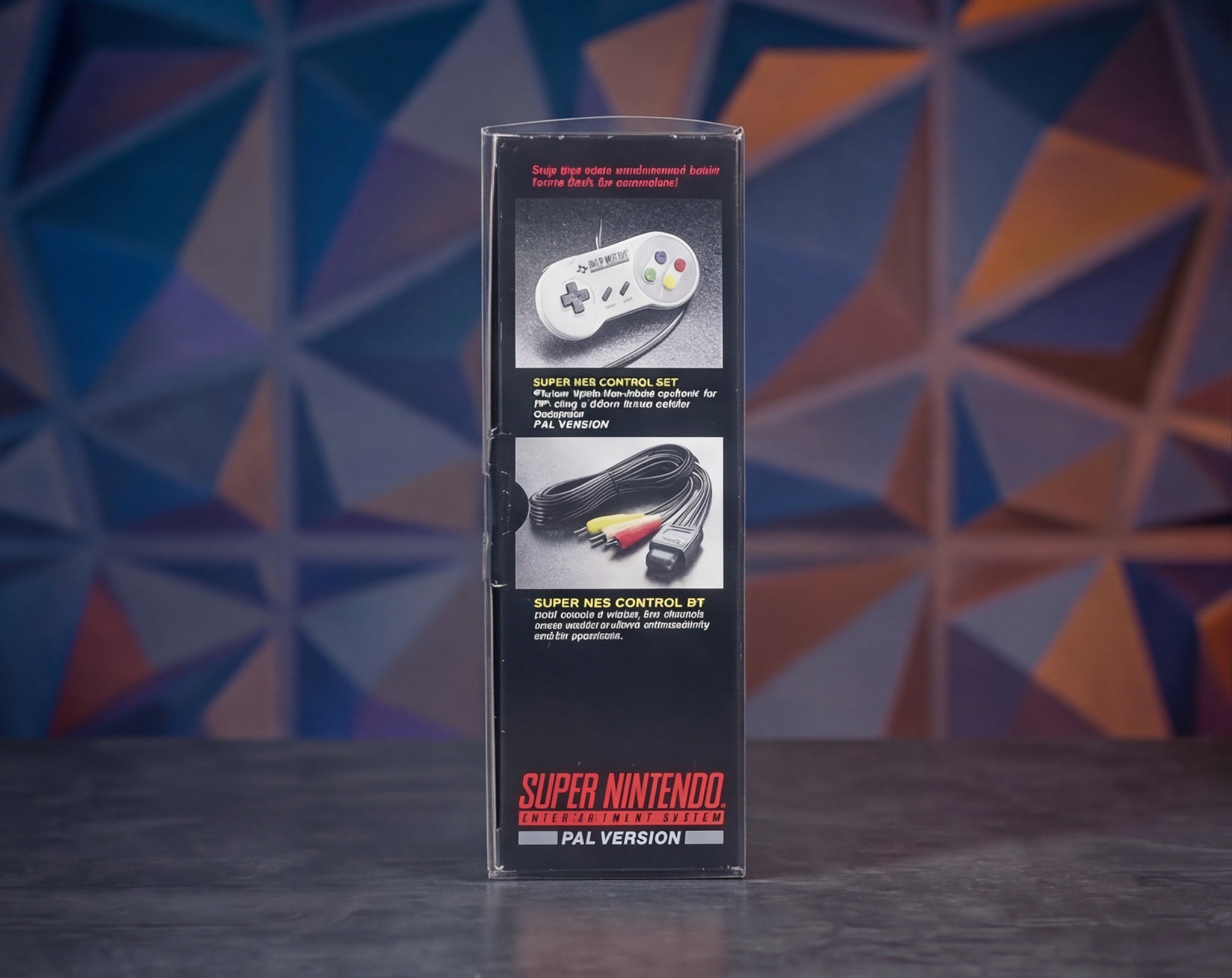 Super Nintendo Control Set (PAL) Console Box Protector