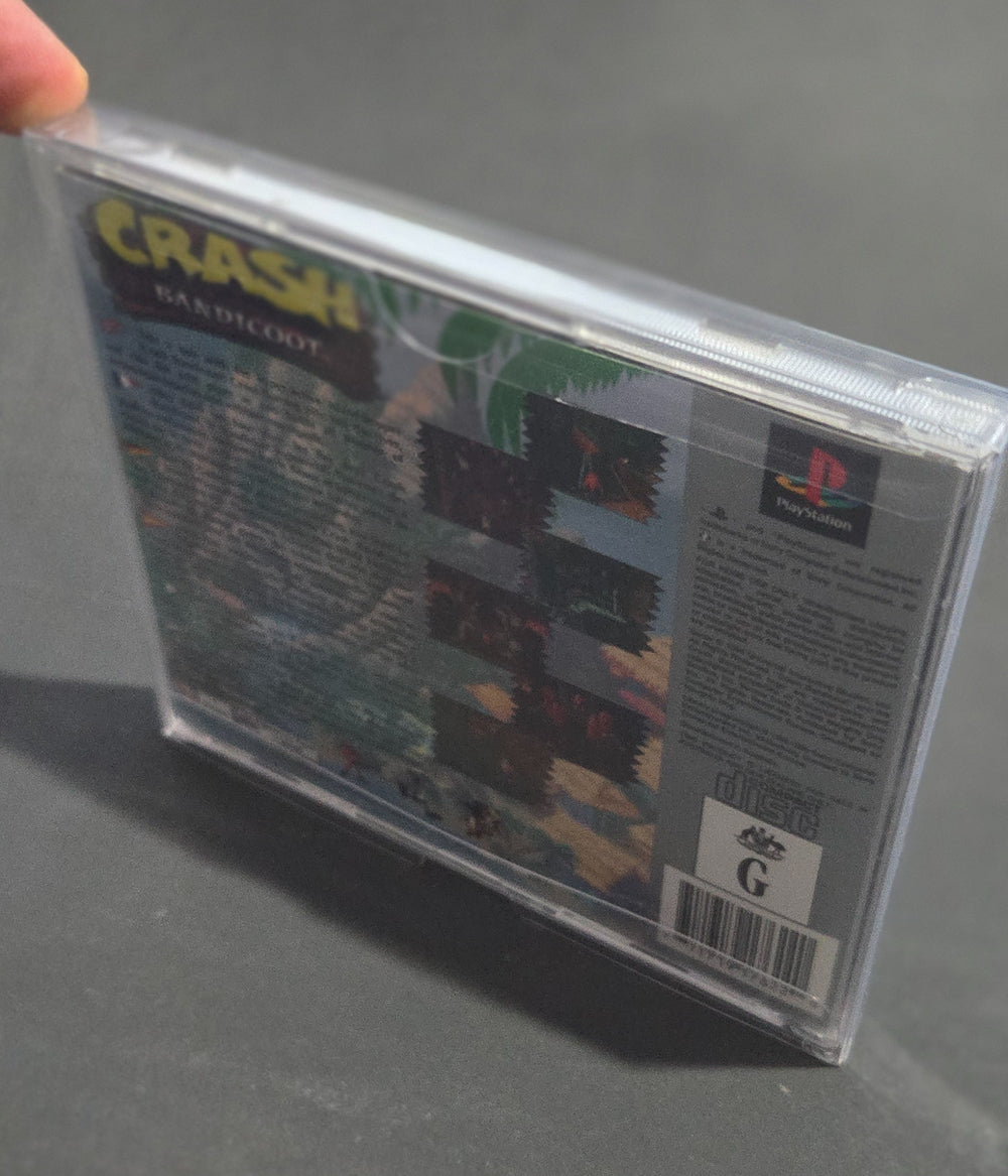 Sony PS1 Single Jewel Disc Game Case Protector