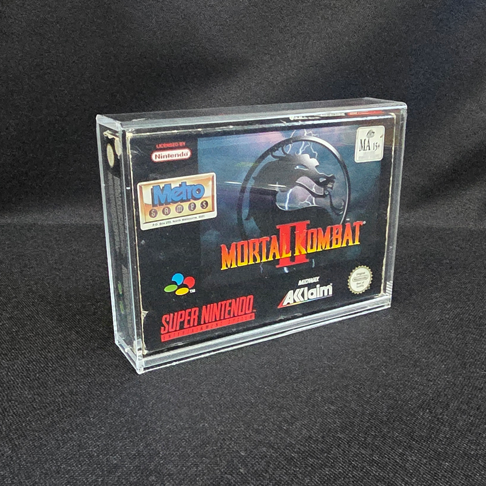 Nintendo SNES Game Box Acrylic Display Case