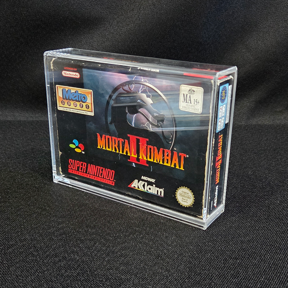 Nintendo SNES Game Box Acrylic Display Case