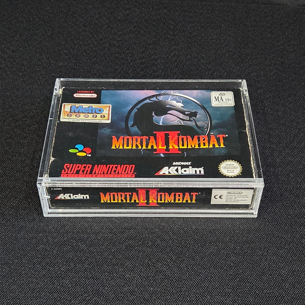 Nintendo SNES Game Box Acrylic Display Case