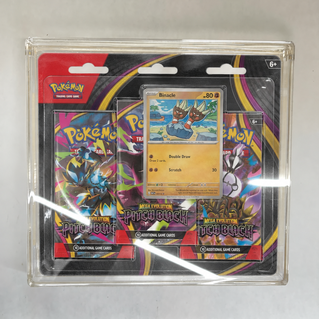 3-Pack Blister Acrylic Display Case