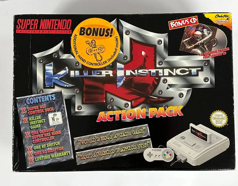 Super Nintendo Killer Instinct Action Pack (PAL) Console Box Protector
